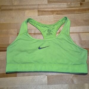 Nike Neon Yellow Medium Sports Bra